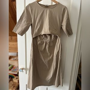 Nursing and pregnancy friendly dress